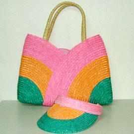 Corn huskjutestraw handbags,shoulder bags