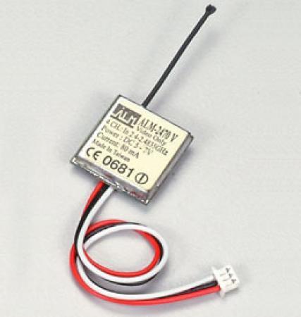 2.4 GHz Wireless Video Mini. Transmitter