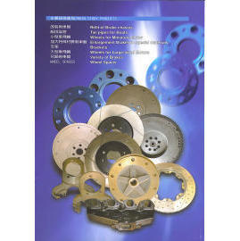 brake discs, drums, rotors, pumps, brackets, flywheels etc.