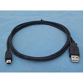 USB A TYPE MALE TO MINI USB B TYPE 5PIN MALE