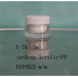 Acrylic Cream Jar (Acrylique Crème)