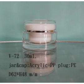 Acrylic Cream Jar (Acrylique Crème)