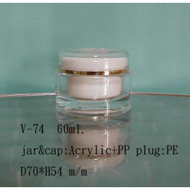 Acrylic Cream Jar (Acrylique Crème)