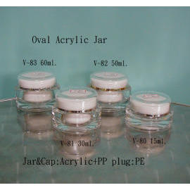 Acrylic Cream Jar (Acrylique Crème)