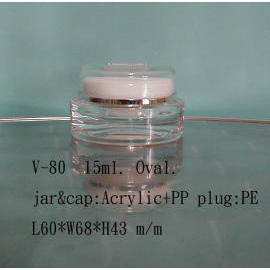 Acrylic Cream Jar (Acrylique Crème)