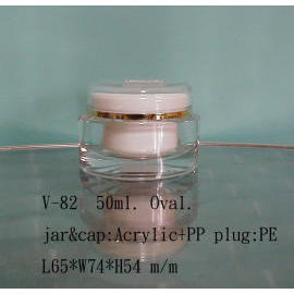 Acrylic Cream Jar (Acrylique Crème)