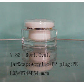 Acrylic Cream Jar (Acrylique Crème)