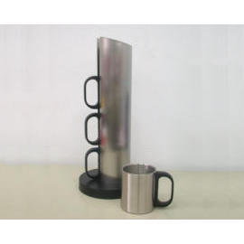  Stainless Steel Cup, Stainless Steel Auto Mug Tableware, Houseware, Household