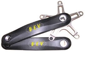 carbon crank set (carbone pédalier)