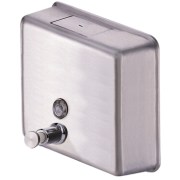 Stainless Steel Horizontal Soap Dispenser With Key (Horizontaux en acier inoxydable Distributeur de savon With Key)