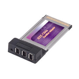 IEEE1394A PCMCIA CardBus 3 Port