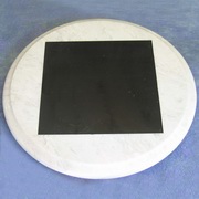 Gemusterten Marmor Lazy Susan (Black & White) (Gemusterten Marmor Lazy Susan (Black & White))