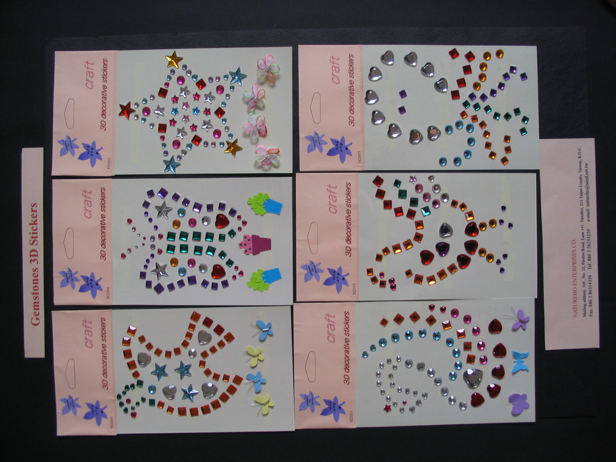 Gemstones Stickers (Strass Flyers)