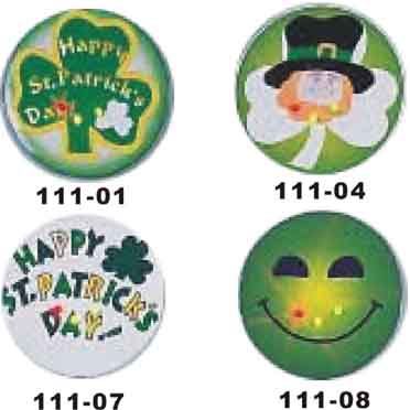 St. Patrick`s Day flash brooch (St. Patrick`s Day Flash-Brosche)