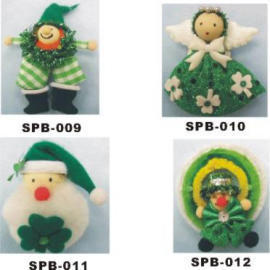 St. Patrick`s Day Flashing Brooch (St. Patrick`s Day Flashing Brosche)