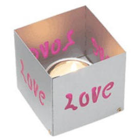 `` love `` candle holder (`` love `` candle holder)
