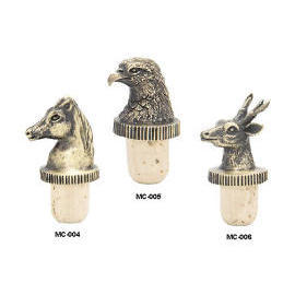 Animal head metal corks (Animal head metal corks)