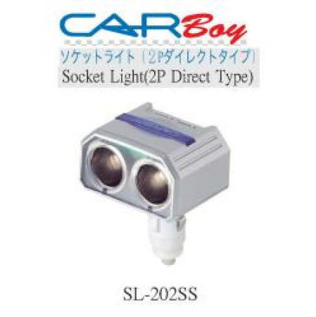 SOCKET LIGHT (2P DIRECT TYPE) WITH SWITCH (МУФТА LIGHT (2P прямого действия) с переключателем)