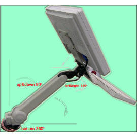 LCD Monitor Arm, desktop, hole-clamp, swivel arm, flat panel arm, furniture