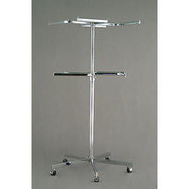 2 TIER REVOLVING GARMENT RACK (2 TIER REVOLVING GARMENT RACK)