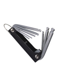 8PCS FOLDING BALL POINT HEX KEY WRENCH SET (8шт складывающиеся ШАРИКОВОЙ торцевых ключей торцевых ключей)