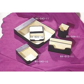 Leder Briefpapier Desk Set (Leder Briefpapier Desk Set)