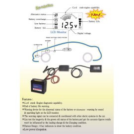 Smart battery monitor & pre-warning system (Smart-Batterie-Monitor und Pre-Warnsystem)