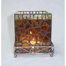 mosaic candleholder (mosaïque bougeoir)