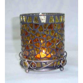 mosaic candleholder (Мозаика подсвечник)