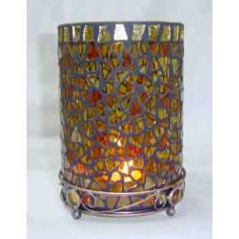 mosaic candleholder (Мозаика подсвечник)