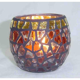 mosaic candleholder (Мозаика подсвечник)