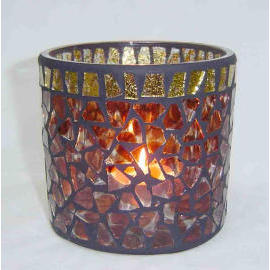 mosaic candleholder (mosaic candleholder)