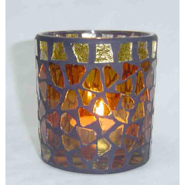 mosaic candleholder (mosaic candleholder)