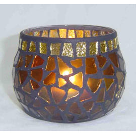 mosaic candleholder (mosaic candleholder)