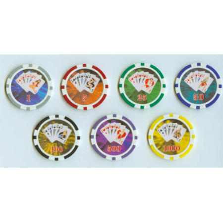 Poker Girl poker chip (Poker Girl de poker)