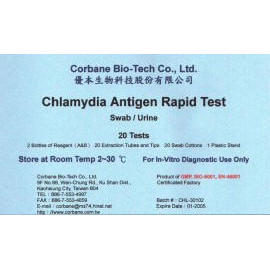 Chlamydia Antigen Rapid Test (Test de détection rapide des antigènes Chlamydia)