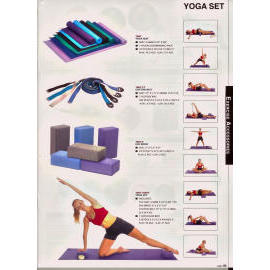 Yoga Mat, Cotton Belt, Eva Brick, Yoga Set (Мать йога, Cotton Belt, Ева кирпич, Yoga Set)
