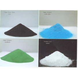 Copper carbonate,Copper Oxide,Copper Sulphate,Sulphamic Acid