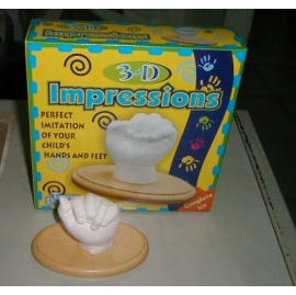 3D impression with wooden base