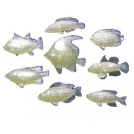 3D Glow Fishes (3D Glow Poissons)