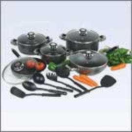 16pcs alumium nonstick set (16pcs alumium nonstick набор)