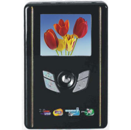 10-in-1 MP4 player with 2.5 inch HDD (20~80GB)