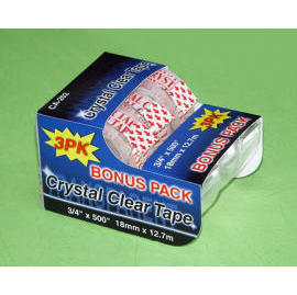 Crystal Clear Tape + Single-sided Dispenser X 3 or 4 pcs (Crystal Clear Tape + Single-sided Dispenser X 3 or 4 pcs)