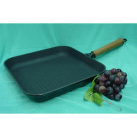 28CM ALUM. SQUARE GRILL PAN (28CM квасцов. ПЛОЩАДЬ ГРИЛЬ PAN)