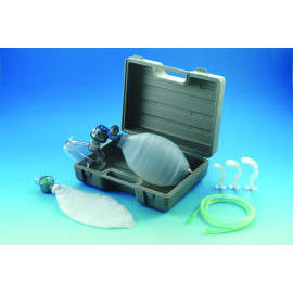 Silicone Manual Resuscitator With B Type Gray Carried Box.