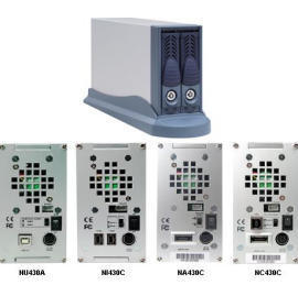 Mini 2-Bay eSATA-to-SATA RAID Subsystem