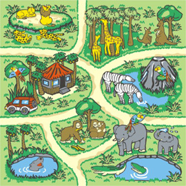 PRINTED EVA MAT-ANIMAL ZOO (PRINTED EVA MAT-ANIMAL ZOO)