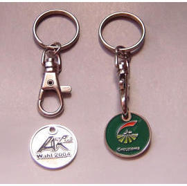 Trolley Coin Keychains (Тележка Coin Брелки)