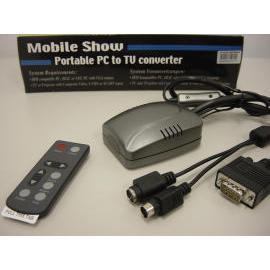 Compact PC to TV converter for Notebook & Laptop (Kompakt-PC zum TV-Konverter für Notebook Laptop)