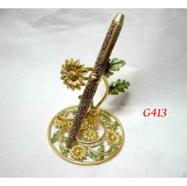 G-413 Metal Pen w/stand (Special Effect) (G-413 металлическая ручка с подставкой (спецэффект))